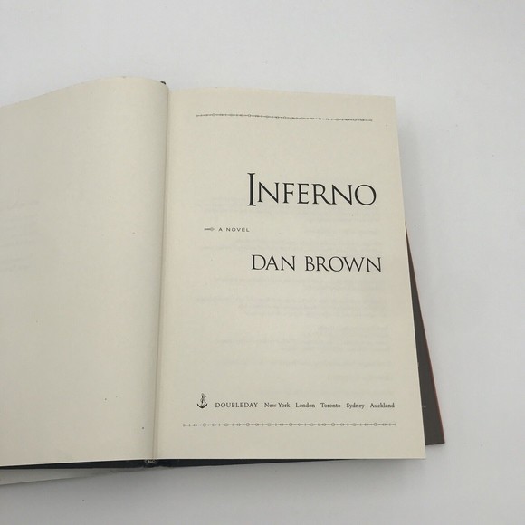 Inferno by Dan Brown 2013 Hardcover Doubleday First Edition - Picture 6 of 8